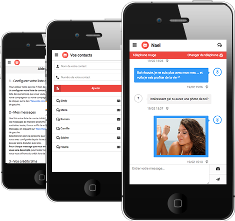 Application android textpnyme - application pour envoyer sms anonyme