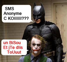 Envoi sms anonyme